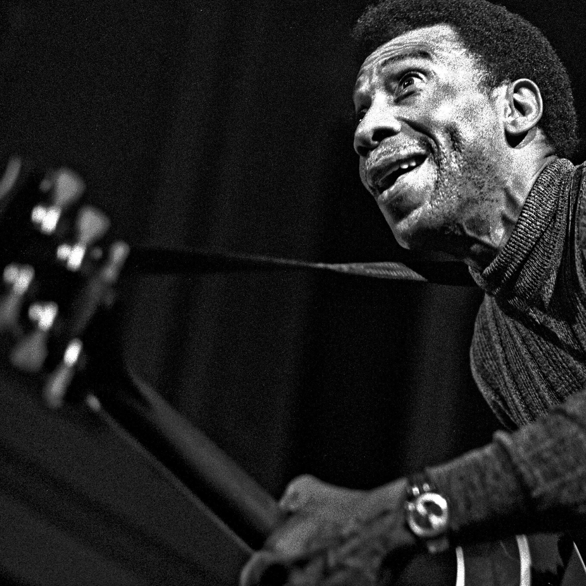 T-Bone Walker, pictured playing guitar in 1972